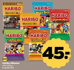 Netto Haribo slikpose, DKK 45 tilbud