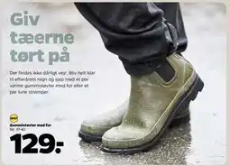 Netto Gummistøvler med for, DKK 129 tilbud