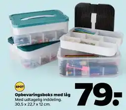 Netto Opbevaringsboks med låg, DKK 79 tilbud