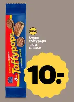 Netto Lyons toffypops, DKK 10 tilbud
