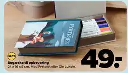 Netto Bogæske til opbevaring, DKK 49 tilbud