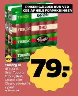 Netto Tuborg øl, DKK 79 tilbud