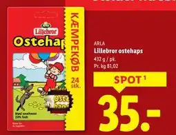 Lidl Lillebror ostehaps, DKK 35 tilbud