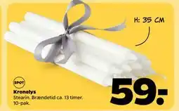 Netto Kronelys, DKK 59 tilbud