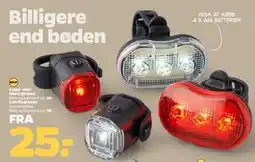 Netto Cykel- eller løbelygtesæt, DKK 25 tilbud