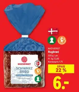 Lidl Rugbrød, DKK 6 tilbud