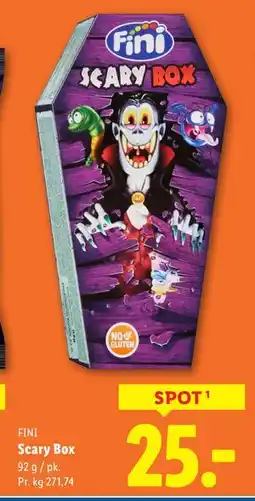 Lidl Scary Box, DKK 25 tilbud