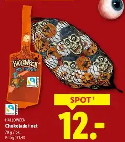 Lidl Chokolade i net, DKK 12 tilbud