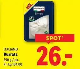 Lidl Burrata, DKK 26 tilbud