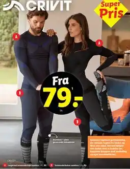 Lidl Langærmet termoundertrøje seamless, DKK 99 tilbud