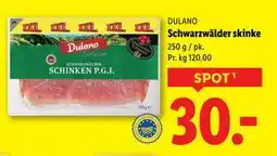 Lidl Schwarzwälder skinke, DKK 30 tilbud