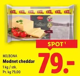 Lidl Modnet cheddar, DKK 79 tilbud