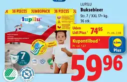 Lidl LUPILU Buksebleer tilbud
