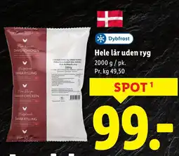 Lidl Hele lår uden ryg tilbud