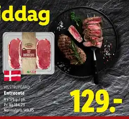 Lidl VILSTRUPGÅRD Entrecote tilbud