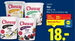 Lidl CHEASY Skyr tilbud