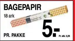 ABC Lavpris Bagepapir tilbud