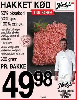 ABC Lavpris Hakket kød tilbud