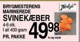 ABC Lavpris Norlyk brygmesterens marinerede svinekæber tilbud