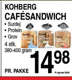 ABC Lavpris Kohberg cafésandwich tilbud