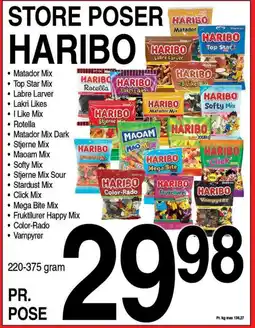 ABC Lavpris Store poser haribo tilbud
