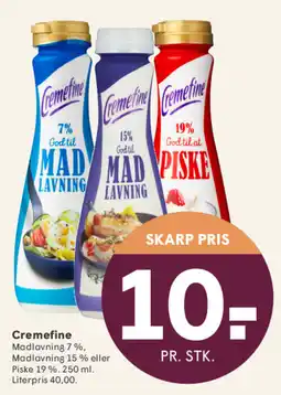 SPAR Cremefine tilbud