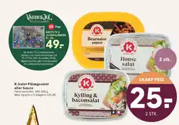 SPAR K-Salat Pålægssalat eller Sauce tilbud