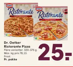 SPAR Dr. Oetker Ristorante Pizza tilbud