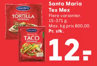 SPAR Santa Maria Tex Mex tilbud