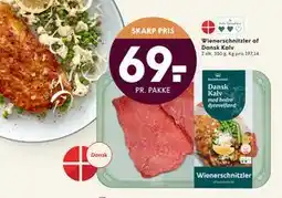 SPAR Wienerschnitzler af Dansk Kalv, DKK 69 tilbud