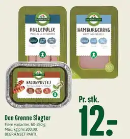 Min Købmand Den Grønne Slagter, DKK 12 tilbud