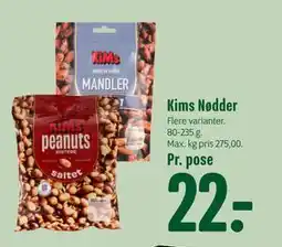 Min Købmand Kims Nødder, DKK 22 tilbud