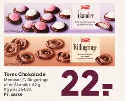 SPAR Toms Chokolade tilbud