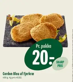 Min Købmand Cordon Bleu af Fjerkræ, DKK 20 tilbud
