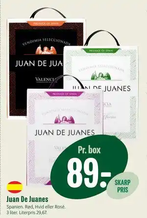 Min Købmand Juan De Juanes, DKK 89 tilbud