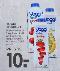 MENY YOGGI YOGHURT, DKK 10 tilbud