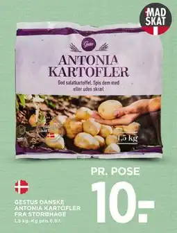 MENY GESTUS DANSKE ANTONIA KARTOFLER FRA STORØHAGE, DKK 10 tilbud