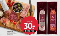 MENY GØL SALAMI, DKK 30 tilbud