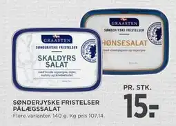 MENY SØNDERJYSKE FRISTELSER PÅLÆGSSALAT, DKK 15 tilbud
