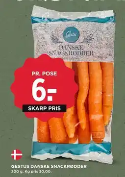 MENY GESTUS DANSKE SNACKRØDDER, DKK 6 tilbud