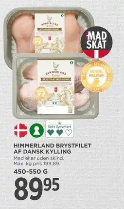 MENY HIMMERLAND BRYSTFILET AF DANSK KYLLING, DKK 89.95 tilbud