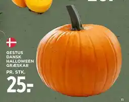 MENY GESTUS DANSK HALLOWEEN GRÆSKAR, DKK 25 tilbud