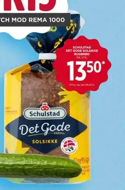 MENY SCHULSTAD DET GODE SOLSIKKE RUGBRØD, DKK 13.5 tilbud