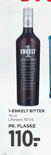 MENY 1-ENKELT BITTER, DKK 110 tilbud