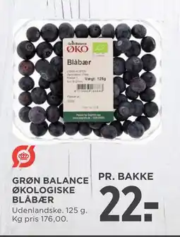 MENY GRØN BALANCE ØKOLOGISKE BLÅBÆR, DKK 22 tilbud
