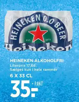 MENY HEINEKEN ALKOHOLFRI, DKK 35 tilbud