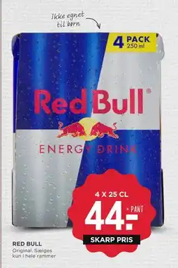 MENY RED BULL, DKK 44 tilbud
