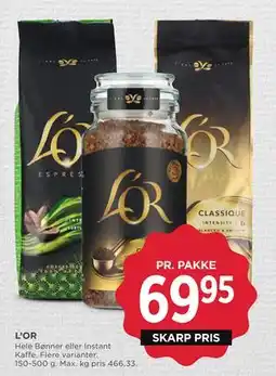 MENY L’OR, DKK 69.95 tilbud