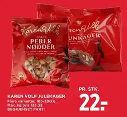 MENY KAREN VOLF JULEKAGER, DKK 22 tilbud