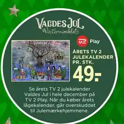 MENY ÅRETS TV 2 JULEKALENDER PR. STK., DKK 49 tilbud